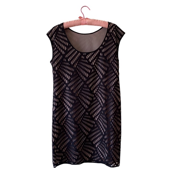 MARC NEW-YORK BLACK SLEEVELESS CUTOUT SPECIAL OCCASION MINI DRESS - Picture 3 of 13